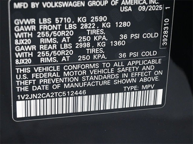 2026 Volkswagen Atlas 2.0T SE w/Technology