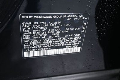 2026 Volkswagen Atlas 2.0T SE w/Technology