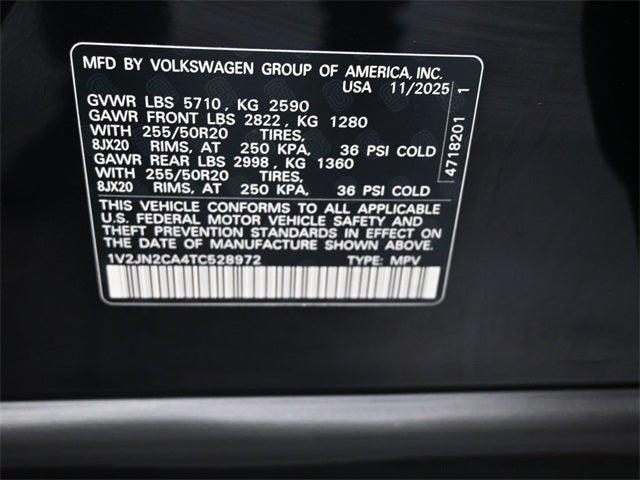 2026 Volkswagen Atlas 2.0T SE w/Technology