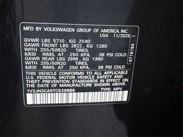 2026 Volkswagen Atlas 2.0T SE w/Technology