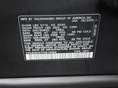 2026 Volkswagen Atlas 2.0T SE w/Technology