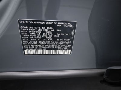 2026 Volkswagen Atlas 2.0T SE w/Technology