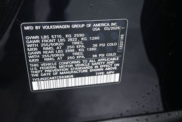 2026 Volkswagen Atlas 2.0T SE w/Technology