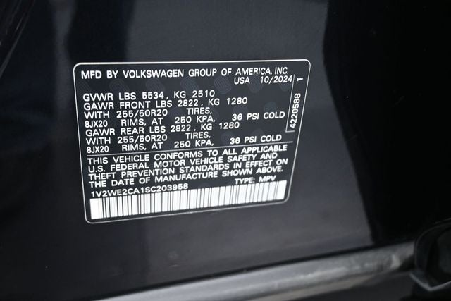 2025 Volkswagen Atlas Cross Sport 2.0T SE w/Technology