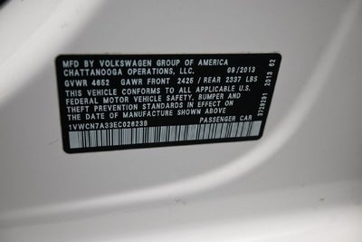 2014 Volkswagen Passat TDI SEL Premium