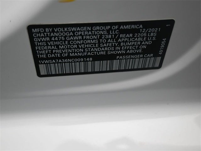 2022 Volkswagen Passat 2.0T SE