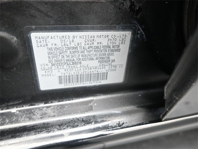 2018 Nissan Versa Note SV