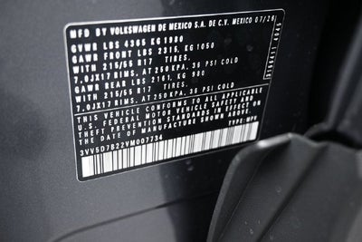 2027 Volkswagen Taos 1.5T S