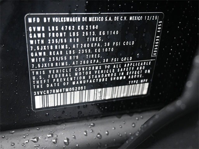 2026 Volkswagen Tiguan 2.0T S