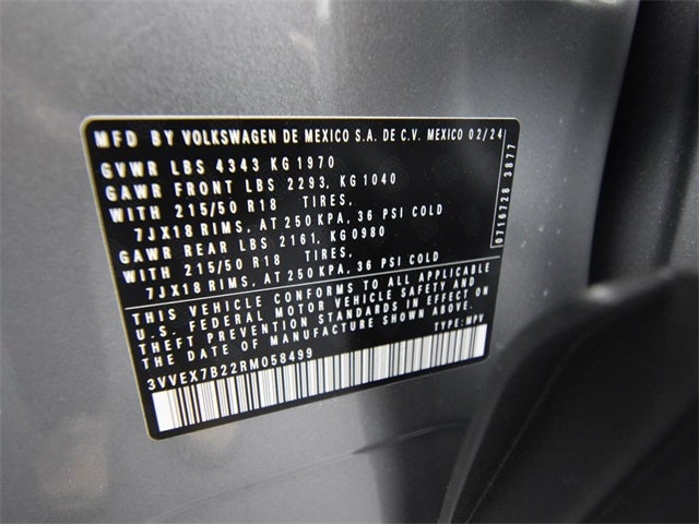 2024 Volkswagen Taos 1.5T SE