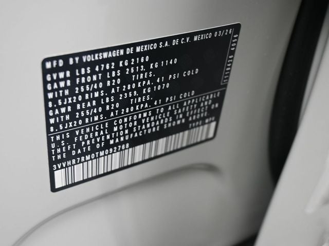 2026 Volkswagen Tiguan 2.0T SE R-Line Black