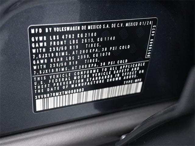 2026 Volkswagen Tiguan 2.0T SE