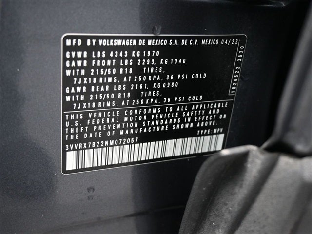 2022 Volkswagen Taos 1.5T SE