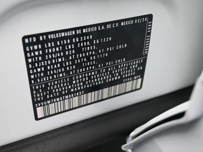 2026 Volkswagen Tiguan 2.0T SEL R-Line Turbo