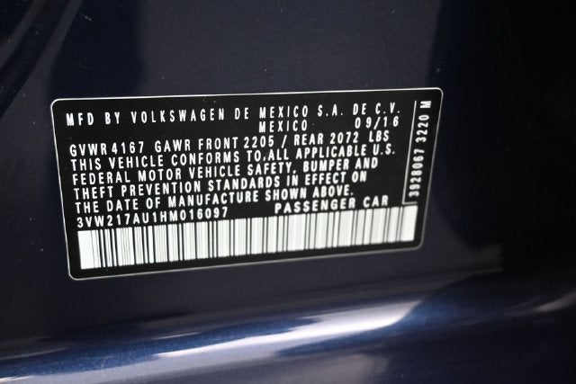 2017 Volkswagen Golf TSI SE 4-Door