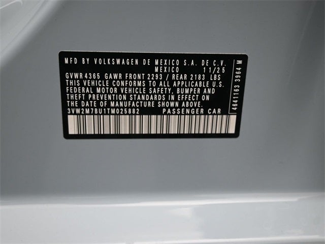 2026 Volkswagen Jetta GLI 2.0T Autobahn