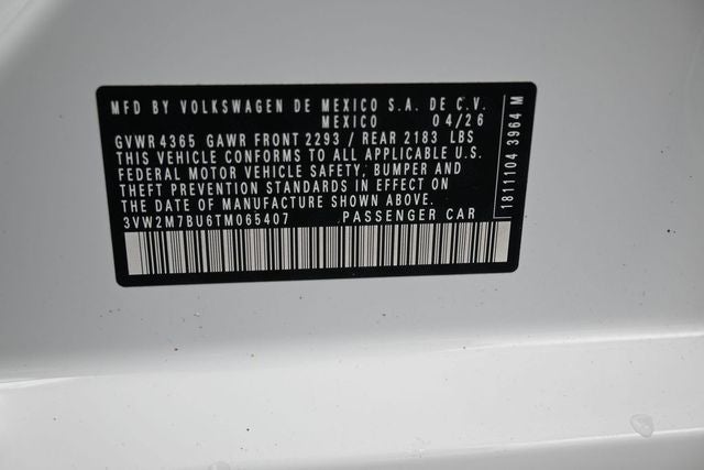 2026 Volkswagen Jetta GLI 2.0T Autobahn