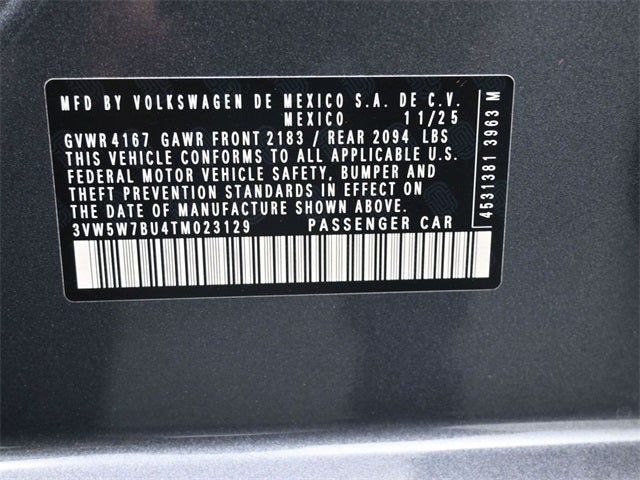 2026 Volkswagen Jetta 1.5T S