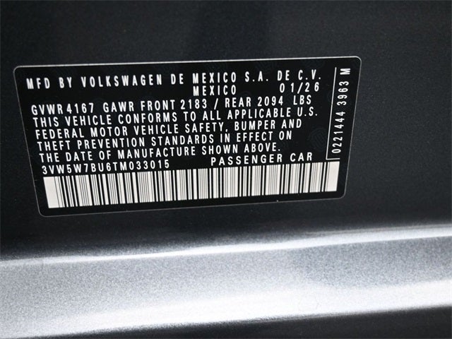 2026 Volkswagen Jetta 1.5T S