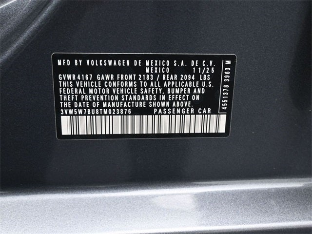 2026 Volkswagen Jetta 1.5T S