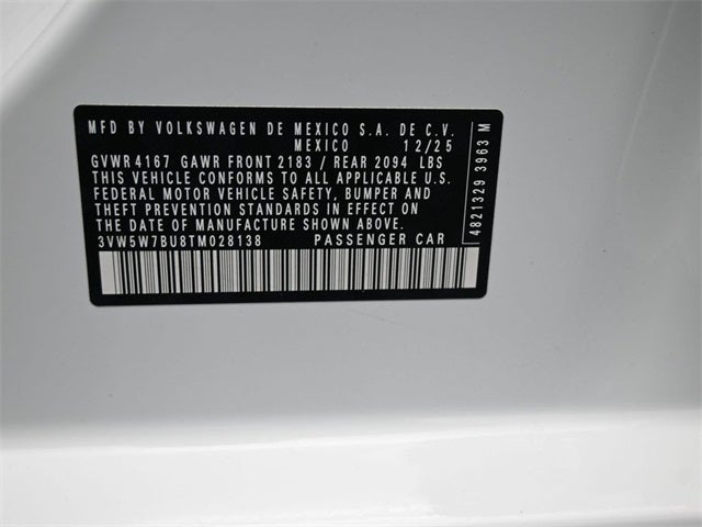 2026 Volkswagen Jetta 1.5T S