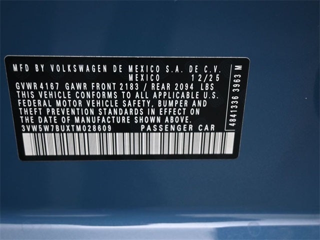 2026 Volkswagen Jetta 1.5T S