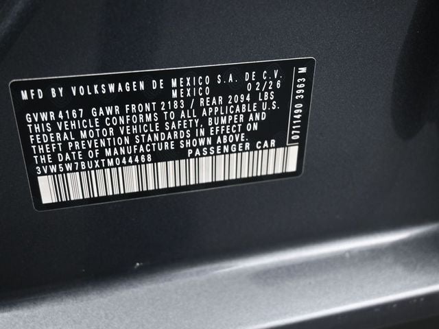 2026 Volkswagen Jetta 1.5T S