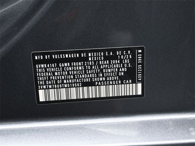 2026 Volkswagen Jetta 1.5T SE