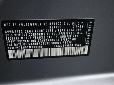 2026 Volkswagen Jetta 1.5T SE