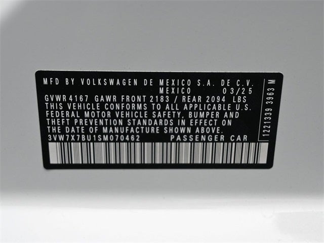 2025 Volkswagen Jetta 1.5T SE