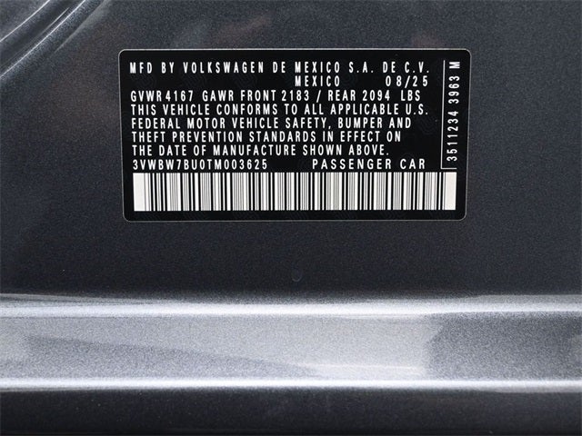 2026 Volkswagen Jetta 1.5T Sport