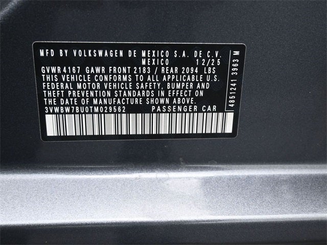 2026 Volkswagen Jetta 1.5T Sport