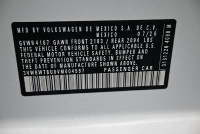 2027 Volkswagen Jetta 1.5T Sport