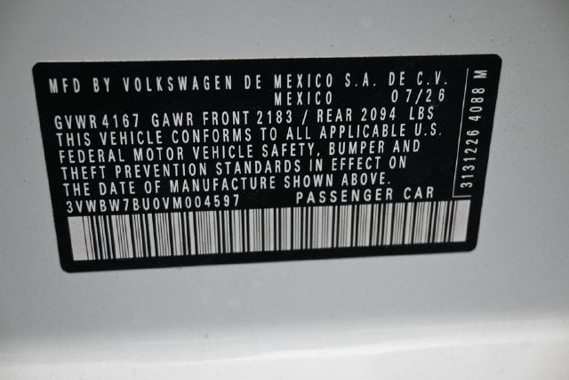 2027 Volkswagen Jetta 1.5T Sport