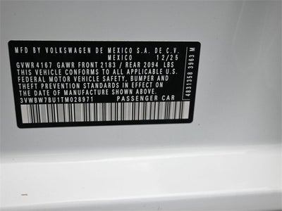 2026 Volkswagen Jetta 1.5T Sport