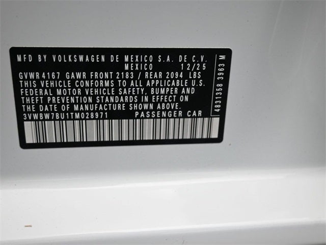 2026 Volkswagen Jetta 1.5T Sport