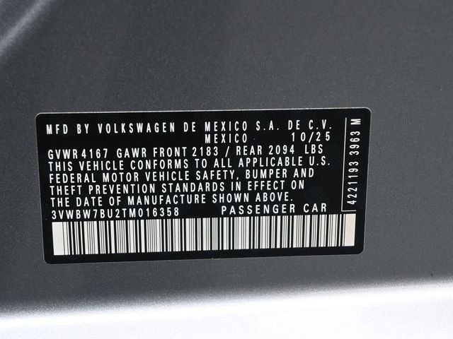 2026 Volkswagen Jetta 1.5T Sport