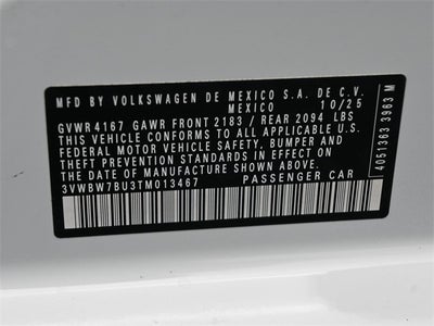 2026 Volkswagen Jetta 1.5T Sport