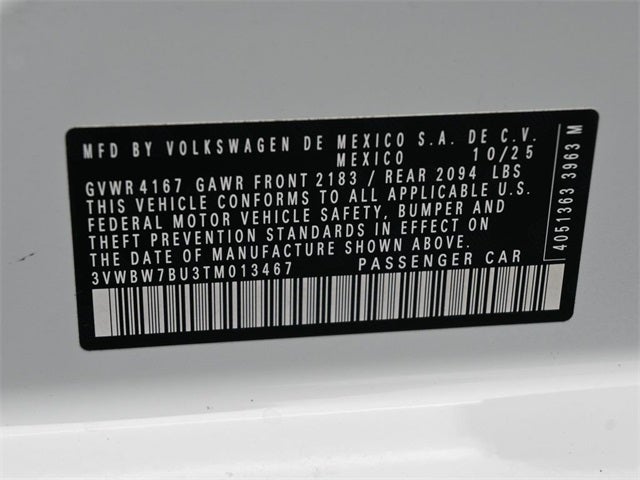 2026 Volkswagen Jetta 1.5T Sport