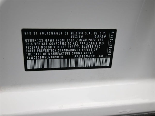 2020 Volkswagen Jetta 1.4T SE