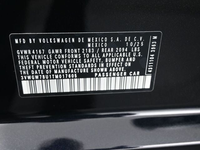 2026 Volkswagen Jetta 1.5T SEL