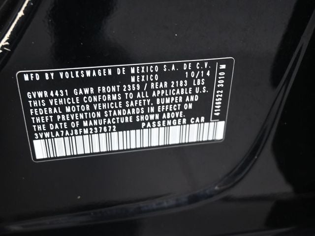 2015 Volkswagen Jetta 2.0L TDI SE