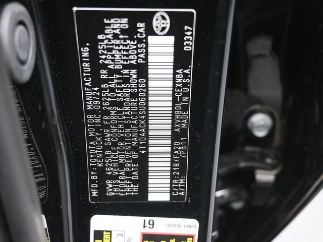 2025 Toyota Camry LE