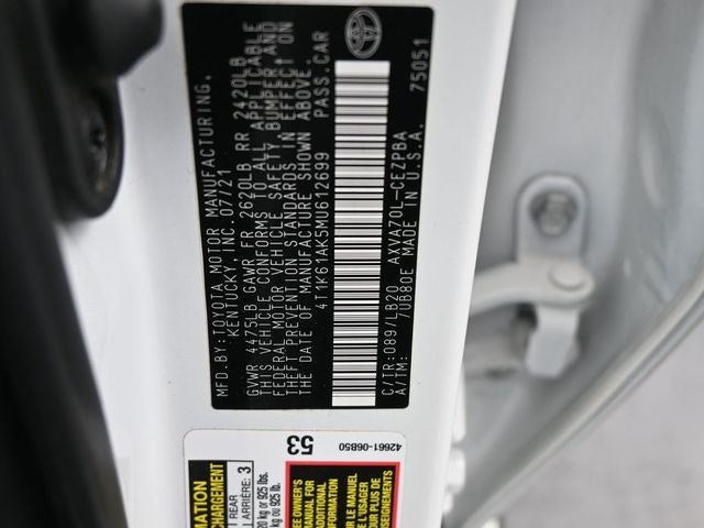 2021 Toyota Camry XSE