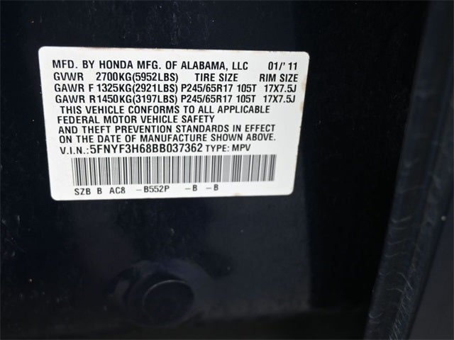 2011 Honda Pilot EX-L