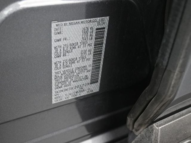 2025 Nissan Pathfinder SV 4WD