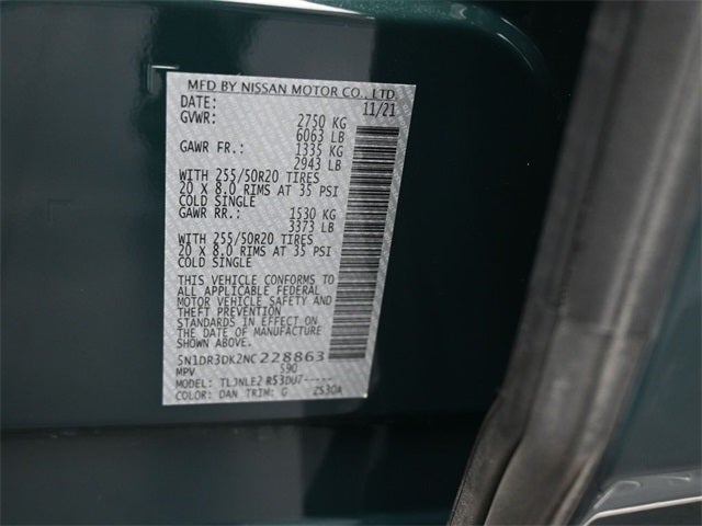 2022 Nissan Pathfinder Platinum