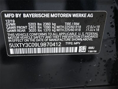 2020 BMW X3 sDrive30i