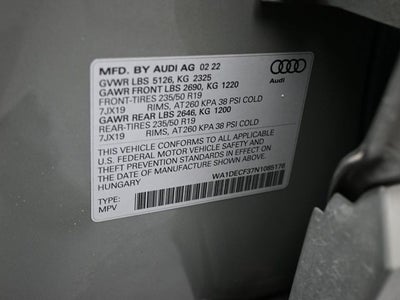 2022 Audi Q3 Premium S Line quattro