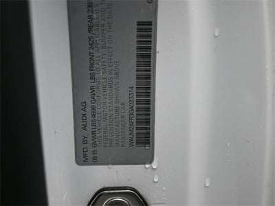 2016 Audi A5 2.0T Premium Plus